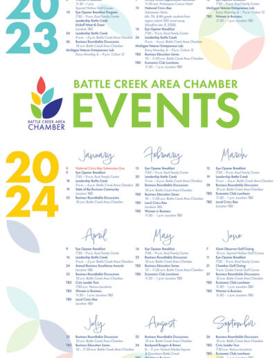 BC Chamber Calendar of Events 2023-2024